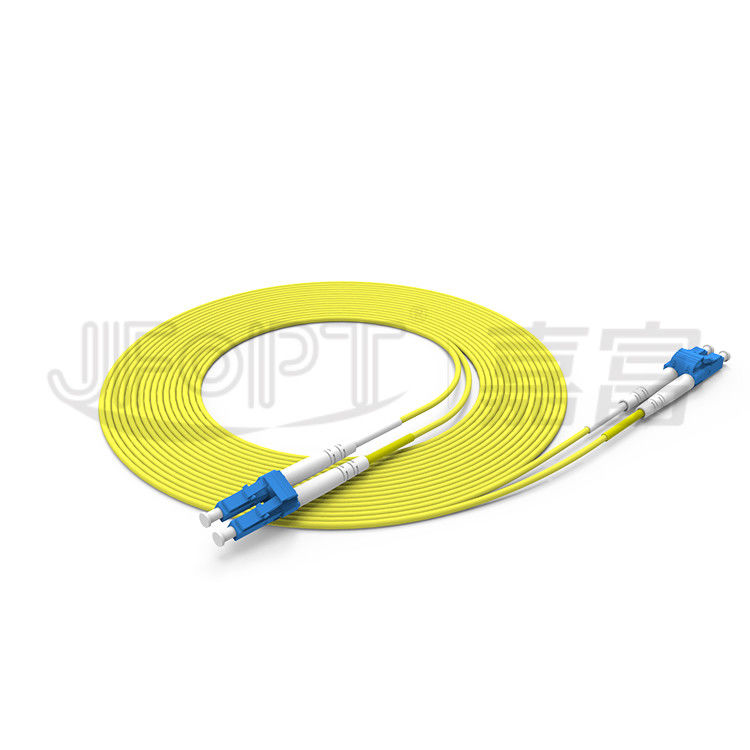 Cavo a fibre ottiche duplex di singolo modo OS2 Zipcord del cavo di toppa della fibra di LC LC 2.0mm 3.0mm