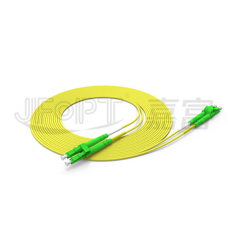 Cavo a fibre ottiche duplex di singolo modo OS2 Zipcord del cavo di toppa della fibra di LC LC 2.0mm 3.0mm