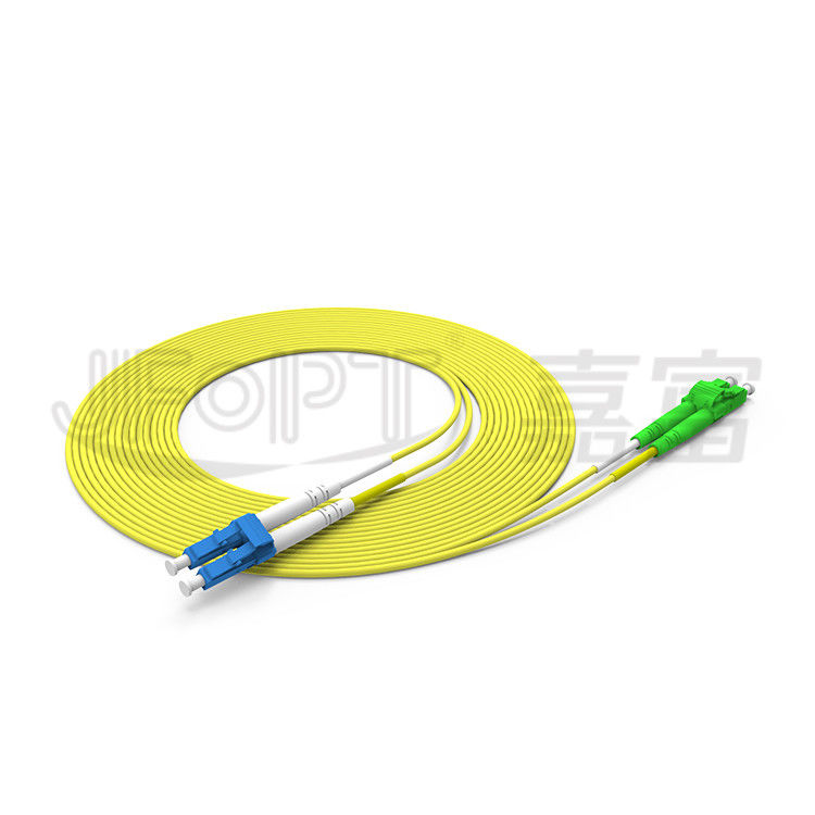 Cavo a fibre ottiche duplex di singolo modo OS2 Zipcord del cavo di toppa della fibra di LC LC 2.0mm 3.0mm
