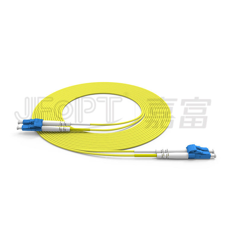 Cavo a fibre ottiche duplex di singolo modo OS2 Zipcord del cavo di toppa della fibra di LC LC 2.0mm 3.0mm