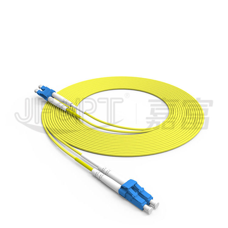 Cavo a fibre ottiche duplex di singolo modo OS2 Zipcord del cavo di toppa della fibra di LC LC 2.0mm 3.0mm