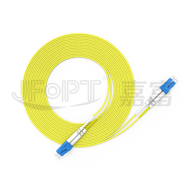 Cavo a fibre ottiche duplex di singolo modo OS2 Zipcord del cavo di toppa della fibra di LC LC 2.0mm 3.0mm