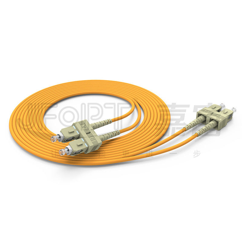 SC/UPC - fibra mista duplex del cavo di toppa di SC/UPC OM1 OM2 OM3 OM4 OM5 YOFC Corning