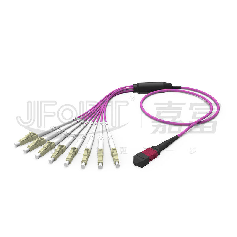 MPO - uscita LC DX del cavo di toppa di sblocco di LC 2.0mm con il puntale standard di perdita di millimetro della clip