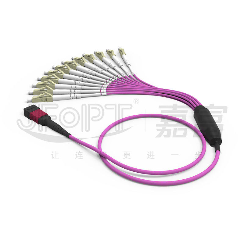 MPO - uscita LC DX del cavo di toppa di sblocco di LC 2.0mm con il puntale standard di perdita di millimetro della clip