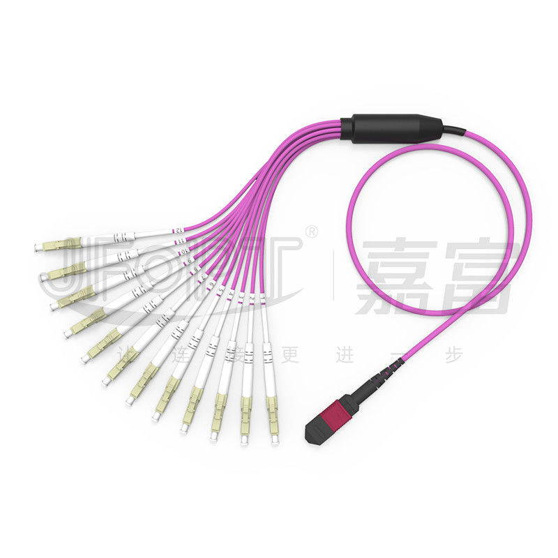 MPO - uscita LC DX del cavo di toppa di sblocco di LC 2.0mm con il puntale standard di perdita di millimetro della clip
