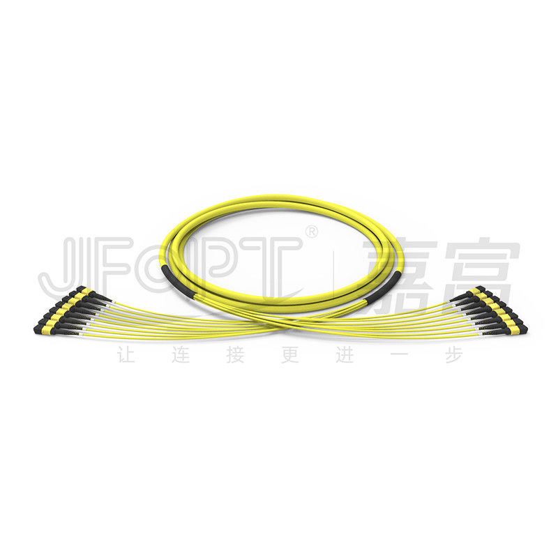 G657A1 piegano il singolo modo OS2 di MPO del cavo a fibre ottiche 96 del centro 8 delle fibre insensibili dell'unità 12 con poche perdite
