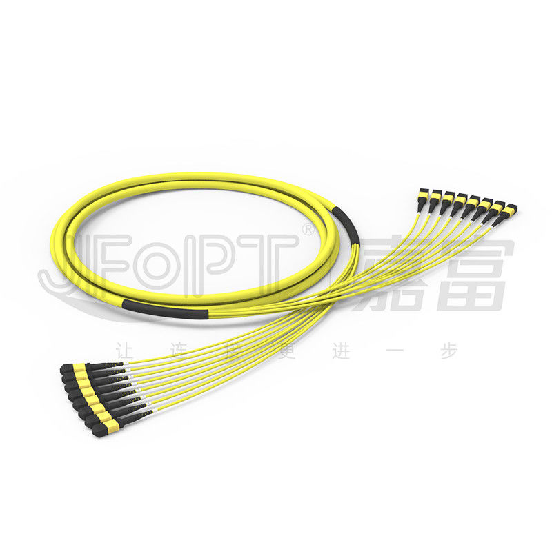 G657A1 piegano il singolo modo OS2 di MPO del cavo a fibre ottiche 96 del centro 8 delle fibre insensibili dell'unità 12 con poche perdite