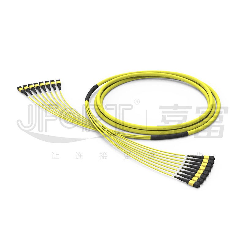 G657A1 piegano il singolo modo OS2 di MPO del cavo a fibre ottiche 96 del centro 8 delle fibre insensibili dell'unità 12 con poche perdite