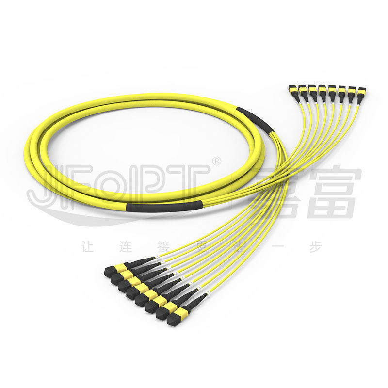 G657A1 piegano il singolo modo OS2 di MPO del cavo a fibre ottiche 96 del centro 8 delle fibre insensibili dell'unità 12 con poche perdite