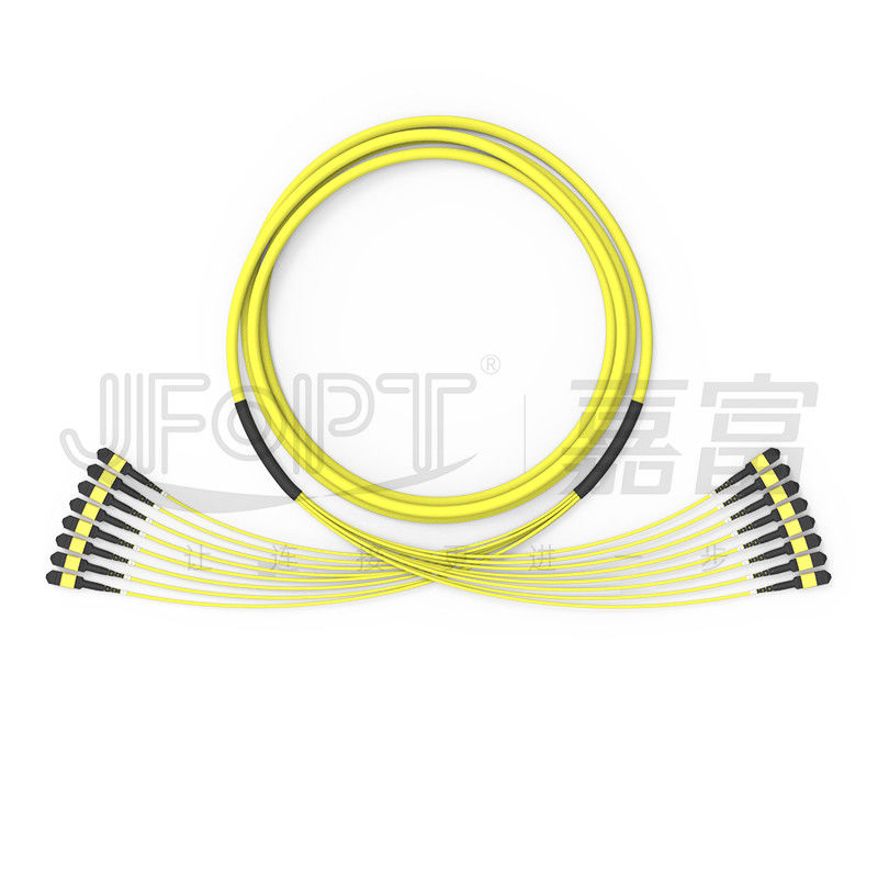 G657A1 piegano il singolo modo OS2 di MPO del cavo a fibre ottiche 96 del centro 8 delle fibre insensibili dell'unità 12 con poche perdite
