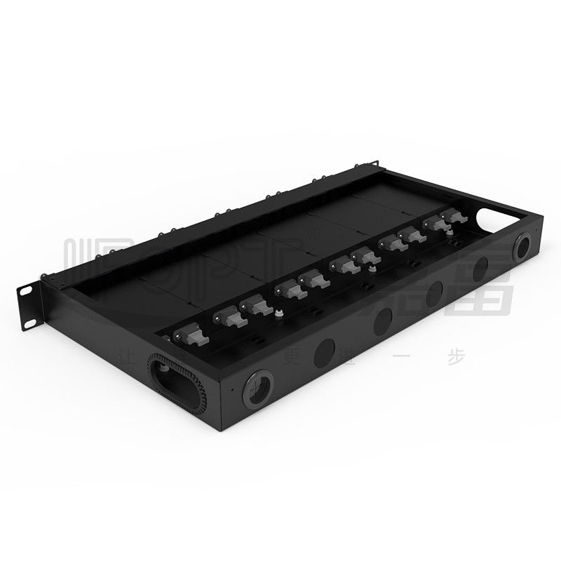 Centri a 19 pollici standard del quadro d'interconnessione di fibra 1U i 144 con le cassette di 6PCS MPO-LC 24F MPO