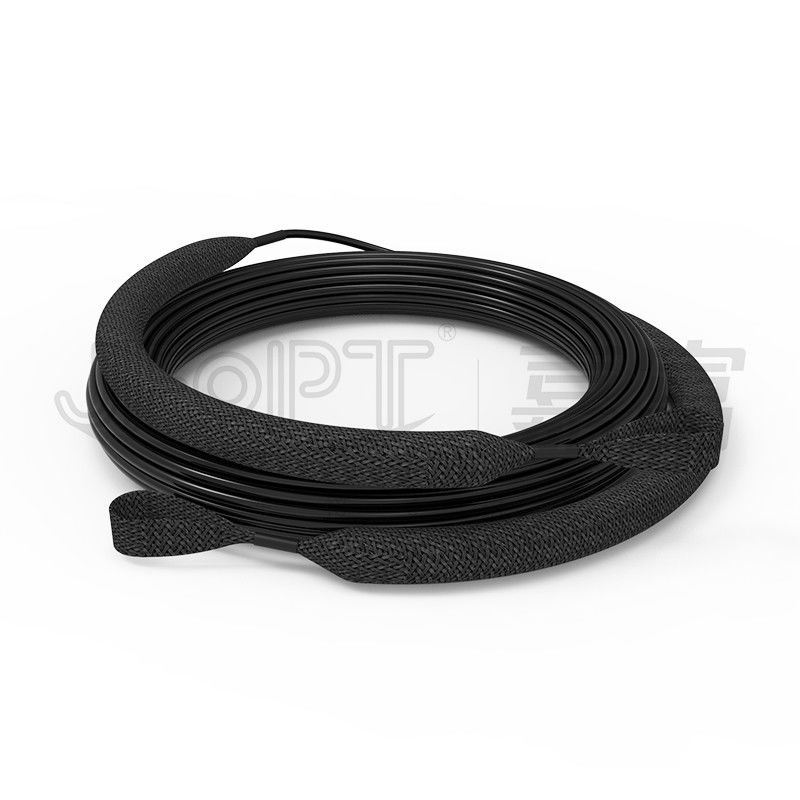 Mini Cable 12 svuota il cavo a fibre ottiche pre terminato con il ramo misto della viola OM4 0.5m dei connettori di LC UPC