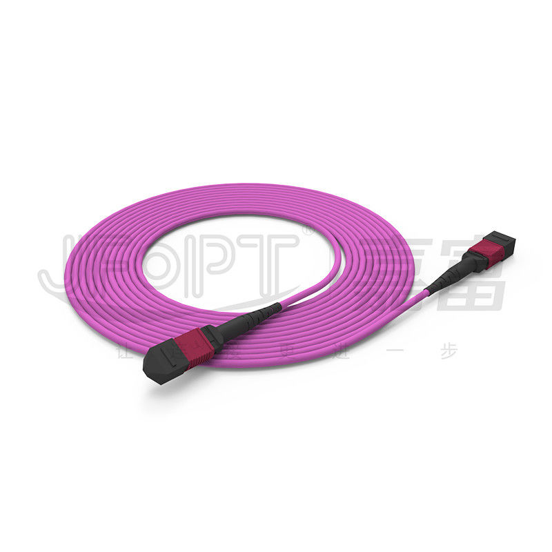 Fibre corazzate Mini Cable corazzato OM3 OM4 OM5 del cavo 12 del tronco di MPO