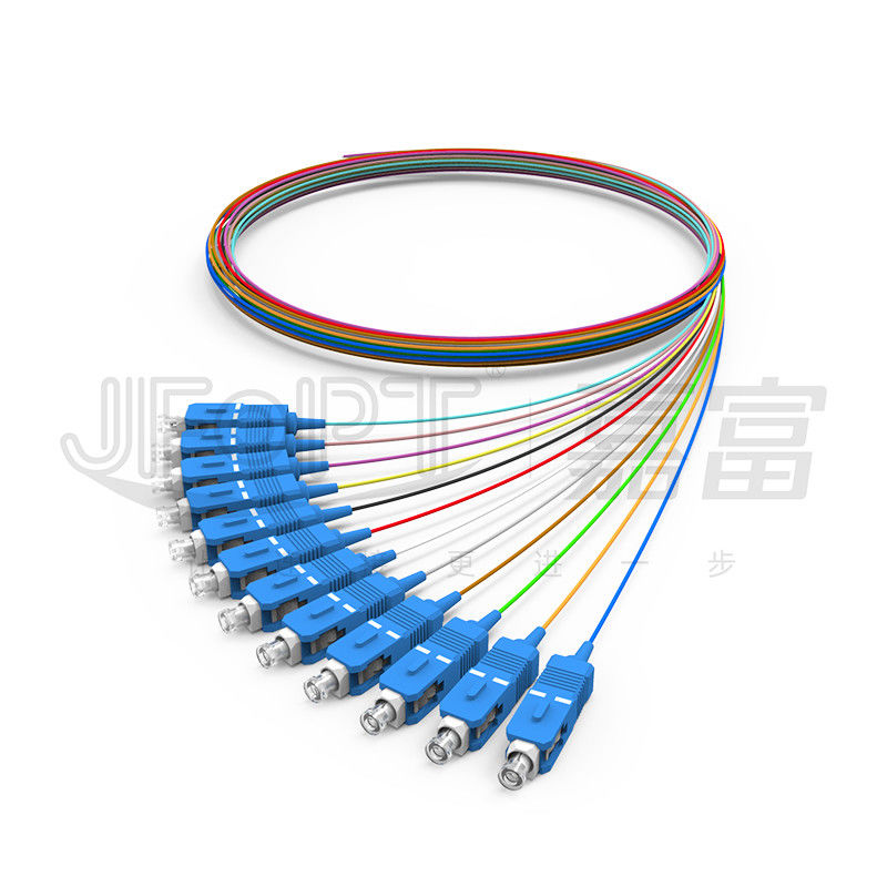 Modo attenuato stretto 0.6mm della fibra del cavo a fibre ottiche 0.9mm del PVC LSZH Hytrel singolo/misto dell'interno