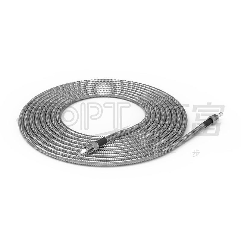 Cavo di toppa corazzato a spirale esterno del cavo a fibre ottiche corazzato dell'interno 6.0mm resistente alla compressione
