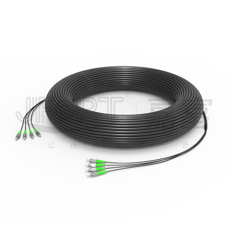 Cavo corazzato del multi cavo a fibre ottiche tattico FTTA della fibra per BBU pre terminato RRU