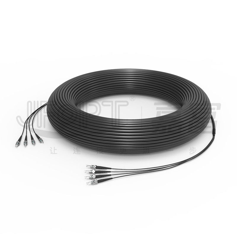 Cavo corazzato del multi cavo a fibre ottiche tattico FTTA della fibra per BBU pre terminato RRU