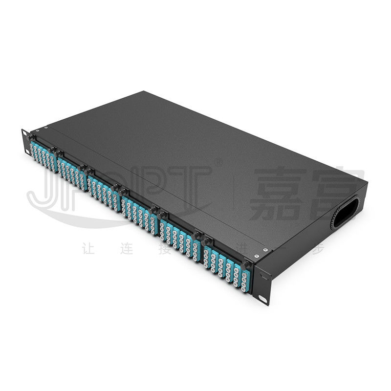 Le cassette del quadro d'interconnessione di fibra del supporto di scaffale 6pcs MPO con i centri 1pc 24 o 2pcs 12 svuota il cavo di MPO-LC