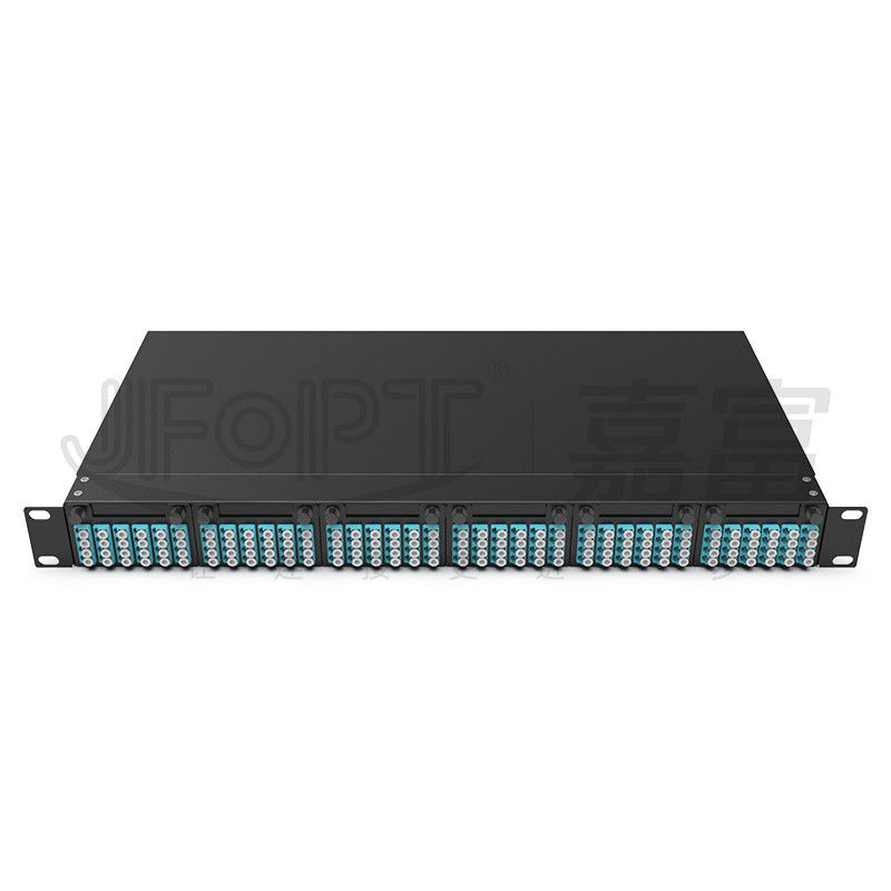Le cassette del quadro d'interconnessione di fibra del supporto di scaffale 6pcs MPO con i centri 1pc 24 o 2pcs 12 svuota il cavo di MPO-LC