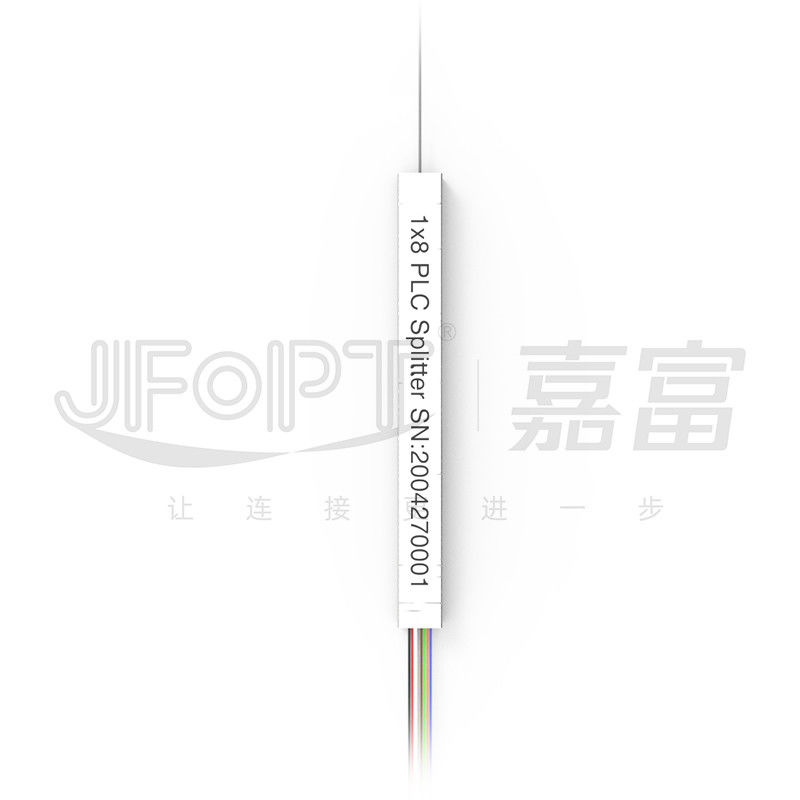 Fibra nuda a fibra ottica del separatore 1×N dello SpA installata in scatola del pannello/LGX del separatore con l'uscita nuda del nastro della fibra