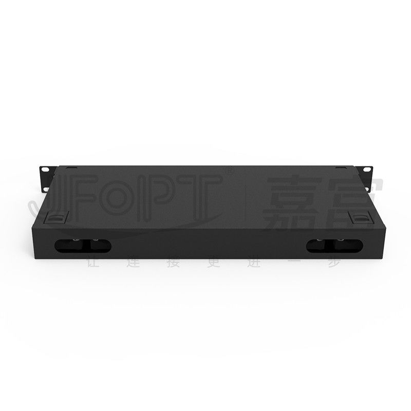 il quadro d'interconnessione del supporto di scaffale del porto del quadro d'interconnessione di 1U ToolLess 24 LC collega 48 fibre in duplex