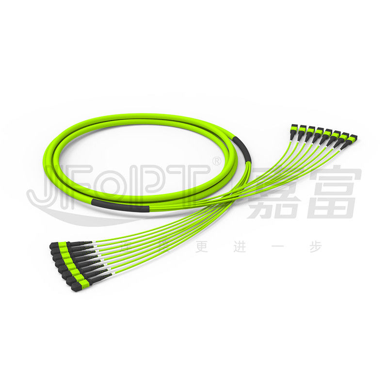 96 larghezza di banda mista delle unità OM5 50/125 del saltatore 8 della fibra delle fibre MPO dei centri 12 alta