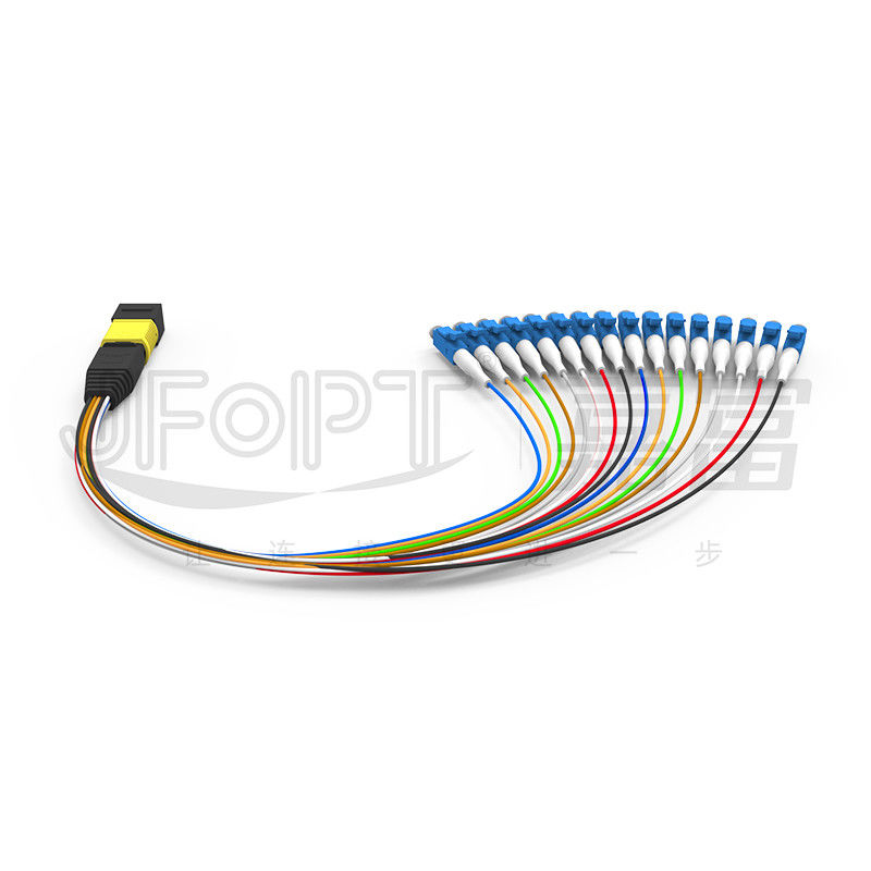 Tipo con poche perdite monomodale G657A1/G657A2 dei centri del cavo di toppa di MPO-LC 16 un contenitore di modulo