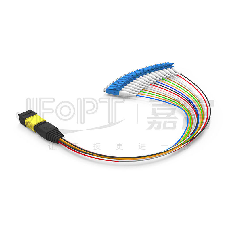 Tipo con poche perdite monomodale G657A1/G657A2 dei centri del cavo di toppa di MPO-LC 16 un contenitore di modulo