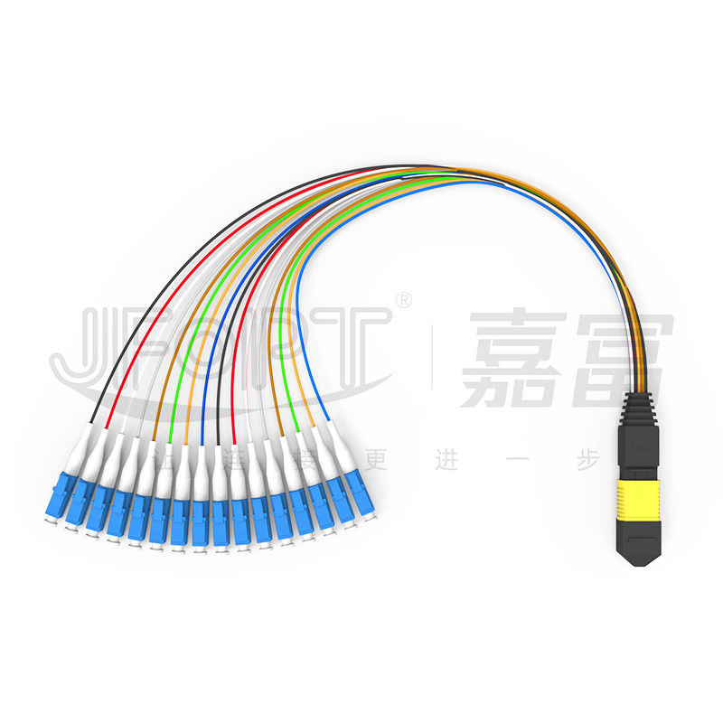 Tipo con poche perdite monomodale G657A1/G657A2 dei centri del cavo di toppa di MPO-LC 16 un contenitore di modulo
