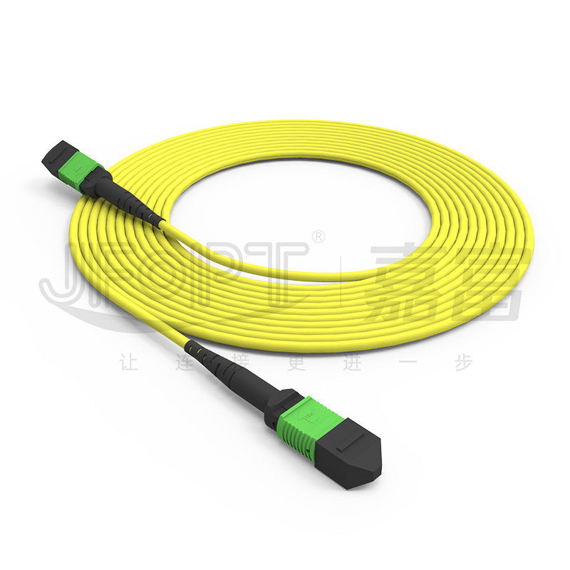 12-core MPO Trunk Cable Patch Cord Single-Mode G657A1/G657A2 3.0 LSZH Inversione della polarità A/B