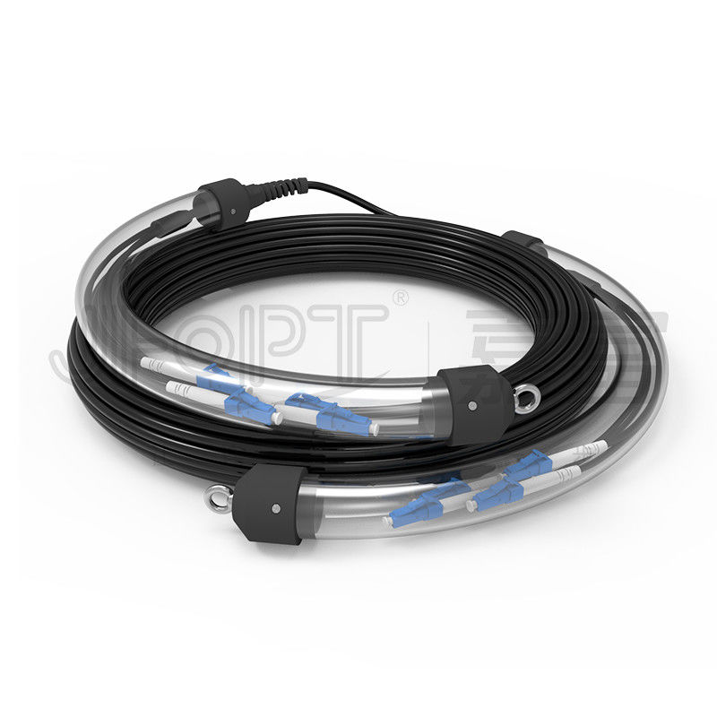 LC/UPC-LC/UPC Patch Cord 12-96 Core G652D/G657A1/G657A2 strettamente tamponato con kit di estrazione degli occhi