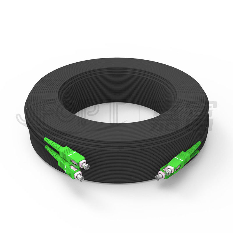 Cable di fibra ottica a tampone stretto di fibra ottica rinforzata in FRP a singolo nucleo SC-SC G657A1/A2