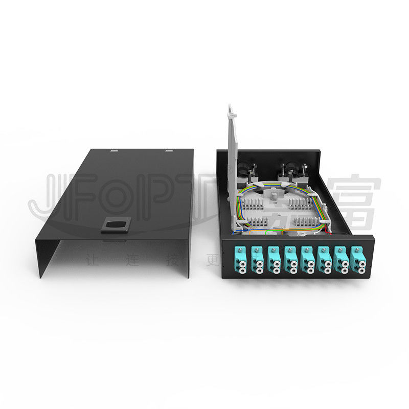 Scatola di terminazione a fibra ottica a chiusura/SC/LC/FC/ST montata a parete 8-12 porte Nero