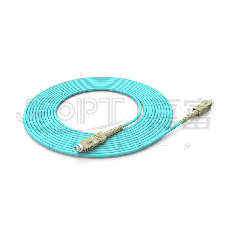 SC a SC MM Cordone di patch in fibra ottica LSZH APC Connector in fibra ROHS Standard 10M 20M Low IL