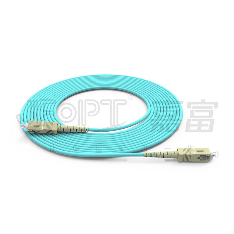 SC a SC MM Cordone di patch in fibra ottica LSZH APC Connector in fibra ROHS Standard 10M 20M Low IL