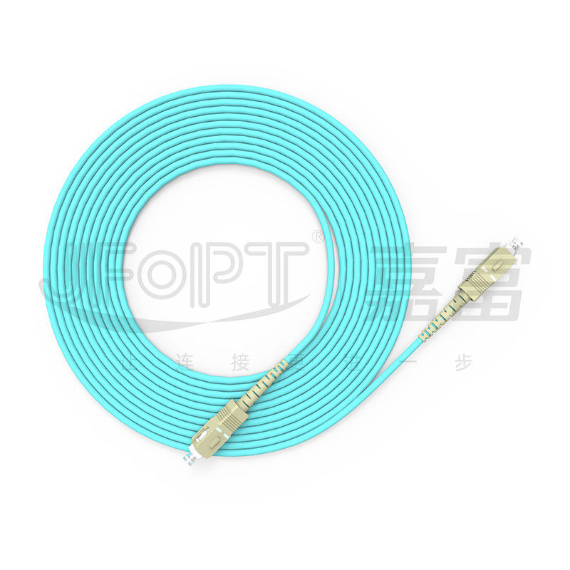 SC a SC MM Cordone di patch in fibra ottica LSZH APC Connector in fibra ROHS Standard 10M 20M Low IL