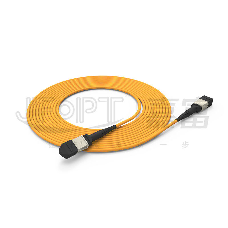 Cavo patch multimodale in fibra ottica multimodale con ghiera MPO a bassa perdita da 850 nm