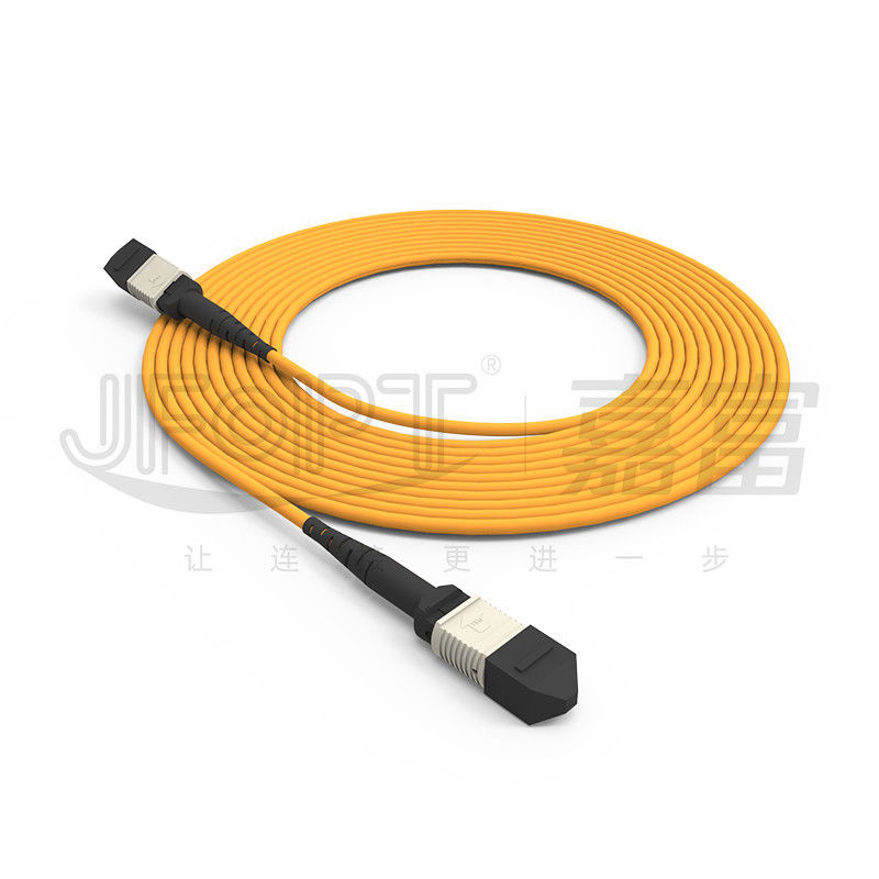Cavo patch multimodale in fibra ottica multimodale con ghiera MPO a bassa perdita da 850 nm