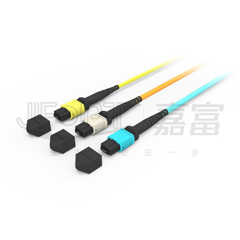 Cavo patch multimodale in fibra ottica multimodale con ghiera MPO a bassa perdita da 850 nm