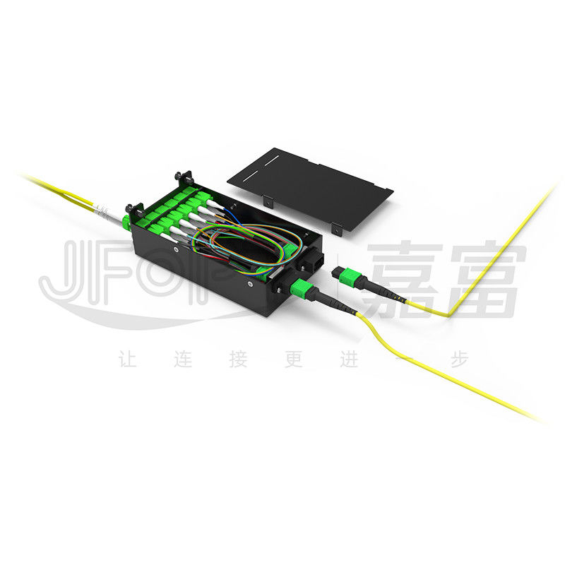 Chassis modulare ad alta densità per quadruplo adattatore LC MPO SM SL 144-core MPO-LC Patch Panel Fusion-free Module Box